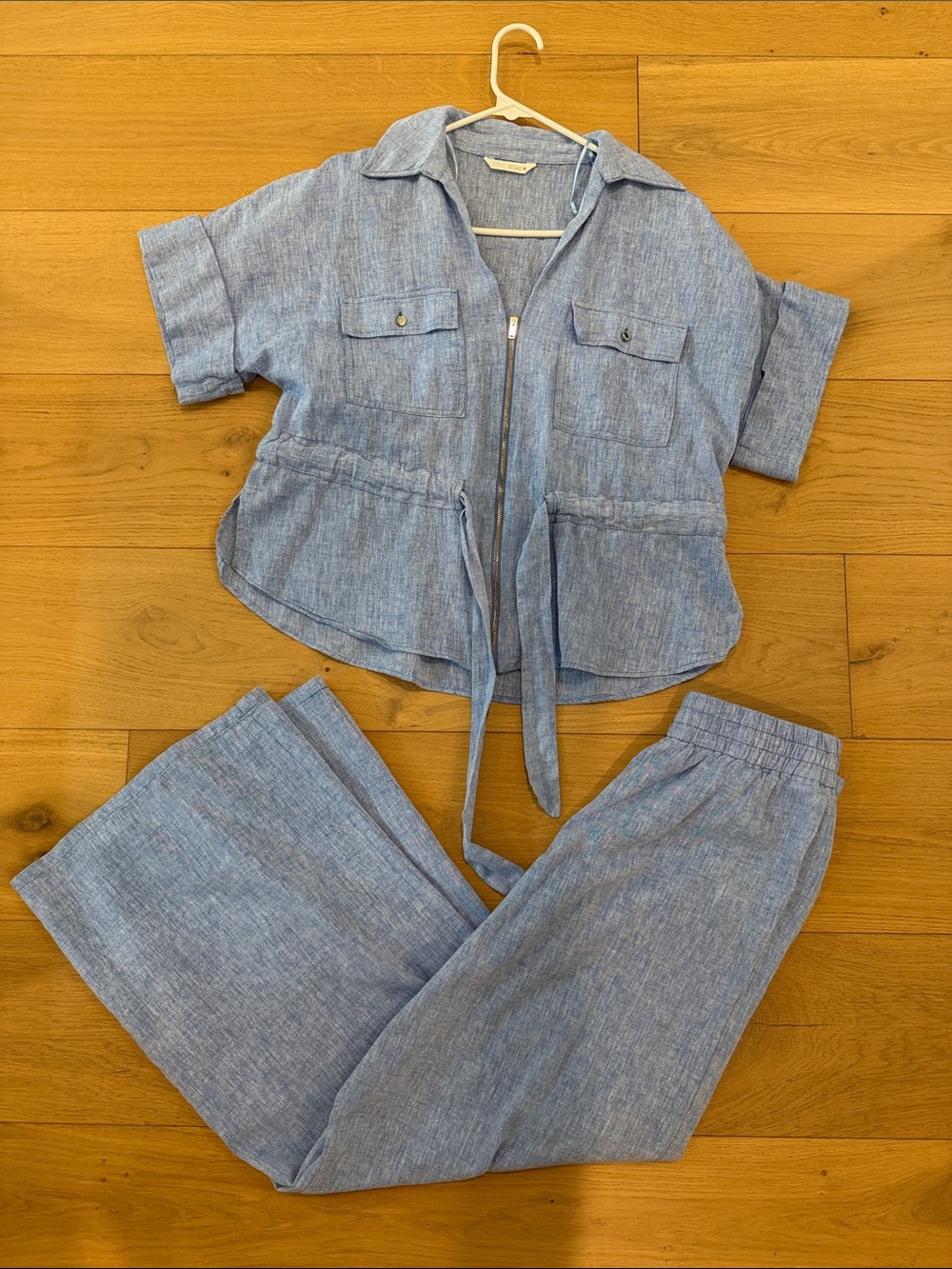Zara matching set linen - small